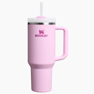 Cana termoizolanta Stanley The Quencher H2.O FlowState Tumbler 1.20L, Cherry Blossom - 10-10825-050