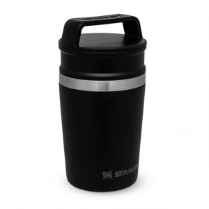 Cana Termoizolanta Stanley The Shortstack Travel Mug Matte Black Pebble 0.23 L - 10-02887-067 2