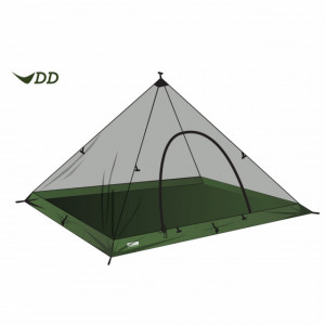 Cort 1 Persoana DD SuperLight –Pyramid-panza anti insecte - 0707273933744