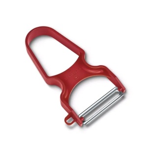Curatator Victorinox Rapid Peeler, 110mm, lama dubla zimtata, ABS, red 6.0933.1 - Img 2
