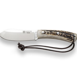 Cutit Bushcraft Joker Nessmuk, maner corn cerb, lama full tang 11cm CC136
