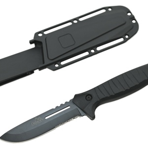 Cutit outdoor Cattara Warrior 22.5cm, teaca tactica cu prindere curea - TT13221 - Img 6