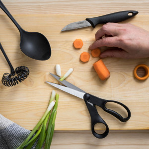 Cutit pentru curatat Fiskars Essential, 7 cm, otel inoxidabil - Img 2