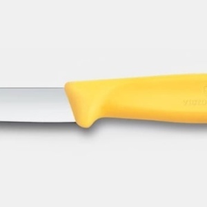 Cutit pentru decojit Victorinox Swiss Classic Paring Knife, lama 10cm, maner galben Polypropylene - 6.7708.C1