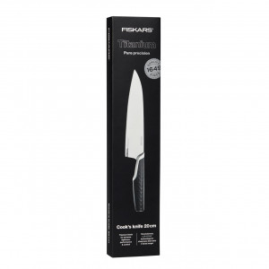 Cutitul bucatarului Fiskars Titanium, 20 cm - Img 2