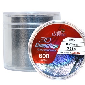 Fir Crap Carp Expert Neo 3D Camouflage Gri-Negru 600m