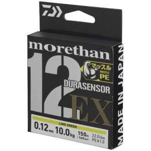 Fir Textil Daiwa Morethan 12-Braid Lime Green 150m - Img 2