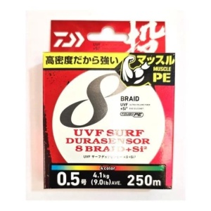 Fir Textil Daiwa UVF Surf Dura Sensor 5Colors X8 0.12mm 250m - Img 2