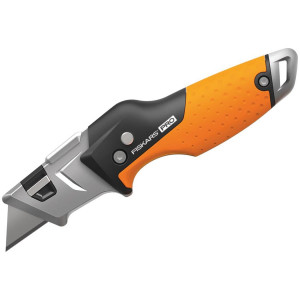 FISKARS Cutit utilitar pliabil cu lama trapezoidala Fiskars CarbonMax, 170 mm, 170 g - 1027224