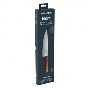 FISKARS Cutitul bucatarului Fiskars Norr, 20 cm, otel inoxidabil -1016478 - Img 7