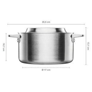 FISKARS Oala din otel inoxidabil, antiaderenta, Fiskars Norden, 3l - 1067639 - Img 4