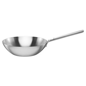 FISKARS Tigaie wok din otel inoxidabil, fara acoperire antiaderenta, Fiskars Norden, Ø 28 cm - 1067630 - Img 2