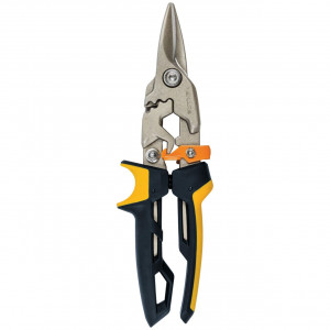 Foarfeca pentru tabla Fiskars PowerGear, taietura dreapta