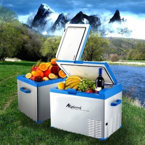 Frigider auto cu compresor Alpicool 50l 230/24/12V -20°C BLUE APP - TT07092 - Img 3