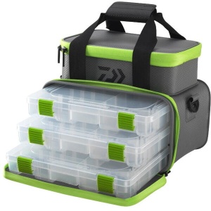 Geanta Accesorii cu 3 Cutii Daiwa Prorex EVA WP S 31x21x24cm - Img 2