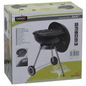 Gratar pe carbuni Cattara Bari, mobil, 46cm, capac - TT13027 - Img 7