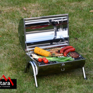 Gratar pe carbuni DUBLU 2x 38cm Cattara TT13034 - Img 6