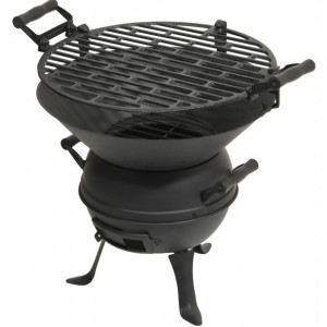 Gratar pe carbuni KETTLE grila din fonta 35 cm Cattara TT13023