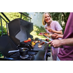 Gratar pe gaz Char-Broil Essential 3 G cu 3 arzatoare, grile din fonta, TRU-Infrared -140234 - Img 16