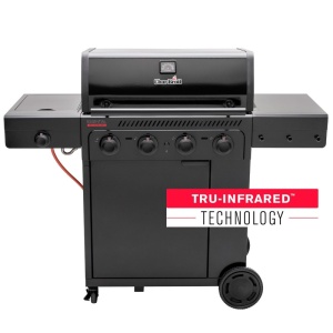 Gratar pe gaz Char-Broil Essential 4 G cu 4 arzatoare, grile din fonta, TRU-Infrared - 140235