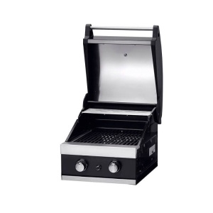 Gratar pe gaz cu 2 arzatoare din inox, incastrabil, gratare din fonta, Grandhalll Classic - K02000232A - Img 4