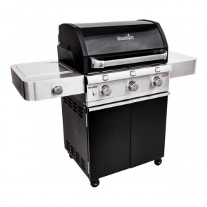 Gratar pe gaz din otel inoxidabil non-magnetic Char-Broil Platinum 3400B, 3 arzatoare din inox, TRU-Infrared - 140865 panoramic