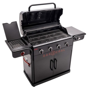 Gratar pe gaz si carbuni hibrid Char-Broil Gas2Coal 2.0 440 Special Edition, plita si sear burner - 140995 - Img 3