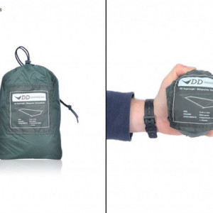 Groundsheet  DD Superlight pentru ture cu bicicleta  Olive Green 210cm x 150cm  - 707273931658 7