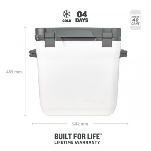 Lada frigorifica Stanley The Cold For Days Outdoor Cooler Polar White 28.5l - 10-01936-039 3
