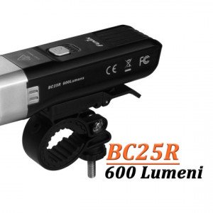 Lanterna bicicleta de ghidon Fenix BC25R Reincarcabila 600 Lumeni 106 Metri