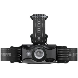 Lanterna Cap Multifunctionala Led Lenser MH7 Grey 600 Lumeni