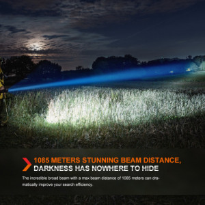 Lanternă de căutare 21000 Lumeni 1085 metri Fenix LR60R - ADV-499-001 - Img 8