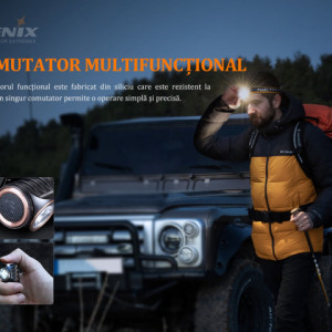 Lanterna frontala Fenix HM50R V2.0 - Lanternă Reîncărcăbilă multifuncțională - 115 metri - ADV-451-001 5