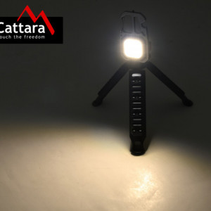 Lanterna multifunctionala LED 600lm Cob cu tripod pliabil Cattara TT13153 - Img 7