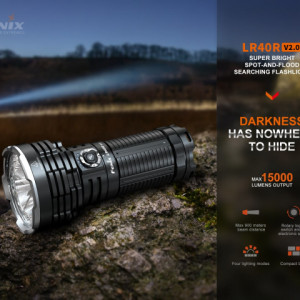 Lanternă profesională 15000 Lumeni 900 metri Fenix LR40R V2.0 - ADV-486-001 - Img 6