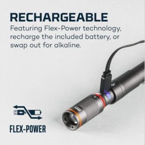 Lanterna profesionala reincarcabila Nebo Columbo Flex 250, 250 lumeni, 104m - NEB-POC-0008-G 3