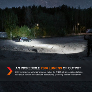 Lanternă Tactică 2800 Lumeni Fenix TK20R UE 465 Metri Tropic Green - ADV-501-003 - Img 4