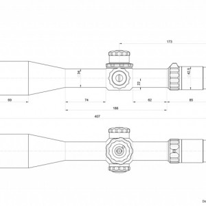 Luneta de arma pentru vanatoare Kahles K624i 6-24 x 56, CCW R, MOAK - 10595 5
