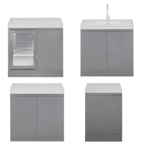 Modul bucatarie de exterior - coltar pentru imbinare bucatarie exterioara 61,5 cm Grandhall Grandpro K01000371A/72A - GC615WORNN - Img 4