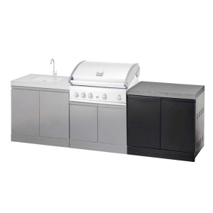 Modul bucatarie de exterior cu blat de lucru si spatiu depozitare Grandhall - K01000292W - Img 6