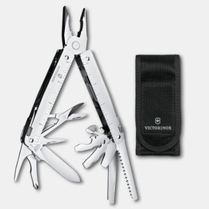 Multifunctional Victorinox Swiss Tool MX, 115 mm, teaca nylon, argintiu 3.0327.MN