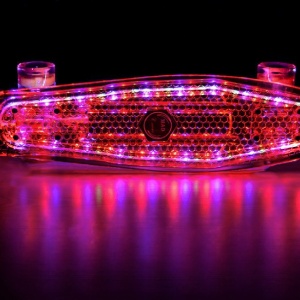Penny board Mad Cruiser Full LED ABEC 7-rosu - Img 4