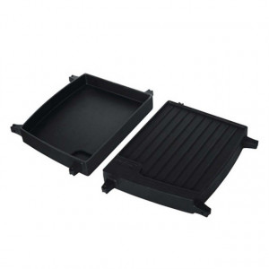 Plita din fonta cu 2 fete neteda si grill 25 x 31 x 3 cm pentru Urban Pro Enders - 2075 fata verso