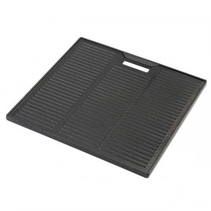 Plita din fonta cu 2 fete neteda si grill 38 x 39 cm Char-Broil - 140573 frontal