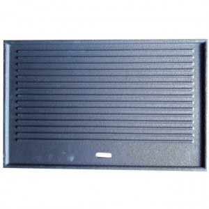 Plita din fonta cu 2 fete neteda si grill 41,5 x 26,5 cm pentru gratarele Activa Lord 501 - 20501