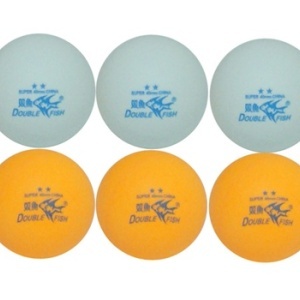 Set Mingi Tenis de Masa 40mm Double Fish 2 Stele - Img 3
