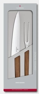 Set Victorinox Swiss Modern Carving Knives, 2 piese, Wood 6.9091.2