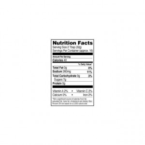 Sos Stubb's Hickory Bourbon Bar-B-Q 450 ml 510 g - ST-220 facts
