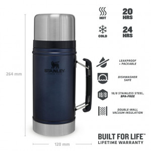 Termos pentru mancare Stanley The Legendary Classic Food Jar Nightfall 0.94L - 10-07937-019 3