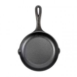Tigaie adanca rotunda din fonta cu maner Chef Collection Lodge 20 cm - L-C8SK